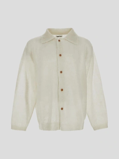 Shop Magliano Shirts In Dirtywhite