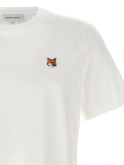 Shop Maison Kitsuné 'fox Head' T-shirt In White