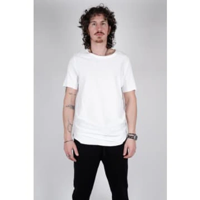 Shop Hannes Roether Roundneck Cotton T-shirt White