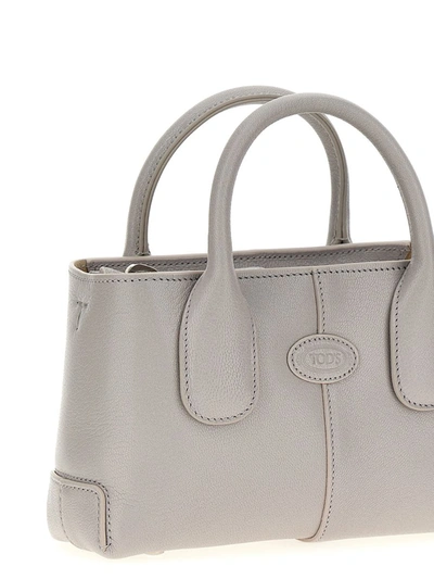 Shop Tod's 'di Bag' Handbag In Gray