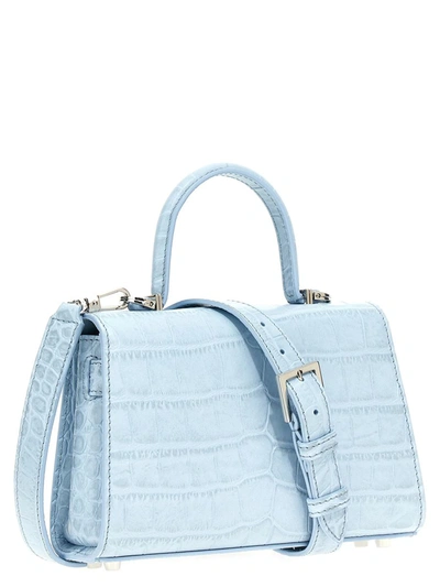 Shop Versace 'medusa '95' Small Handbag In Blue