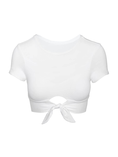 Shop Robin Piccone Women's Ava T-shirt Swim Top In White