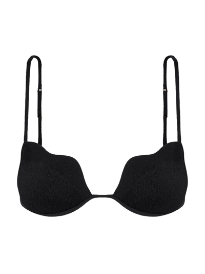 Shop Vix By Paula Hermanny Women's Firenze Lou Underwire Bikini Top In Black