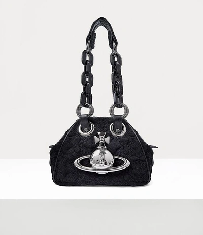 Shop Vivienne Westwood Archive Chain Handbag In Black