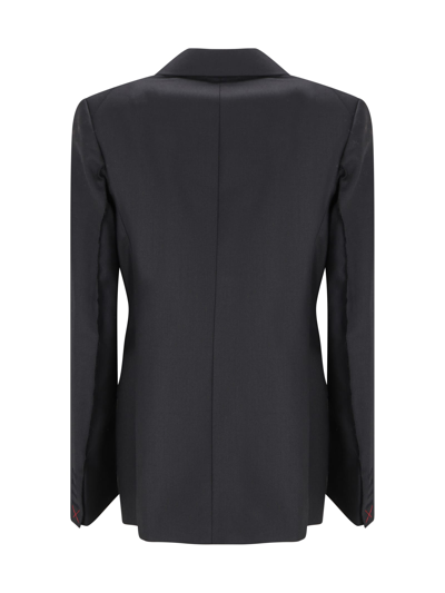 Shop Victoria Beckham Blazer Jacket In Black