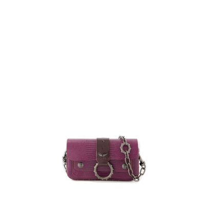 Shop Zadig & Voltaire Kate Wallet - Leather - Purple