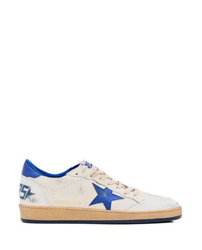 Shop Golden Goose Ballstar Sneakers In White