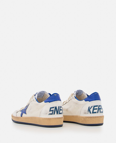 Shop Golden Goose Ballstar Sneakers In White