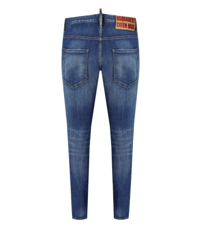 Shop Dsquared2 Skater Medium Washed Blue Jeans