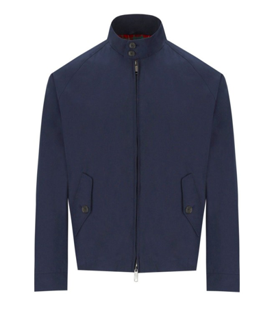 Shop Baracuta G4 Cloth Navy Blue Bomber Jacket