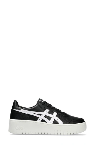Shop Asics Japan S Pf Platform Sneaker In Black/ White