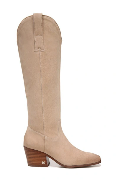 Shop Sam Edelman Britten Western Boot In Sesame