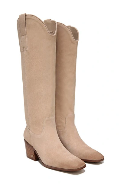 Sam Edelman Britten Western Boot In Sesame