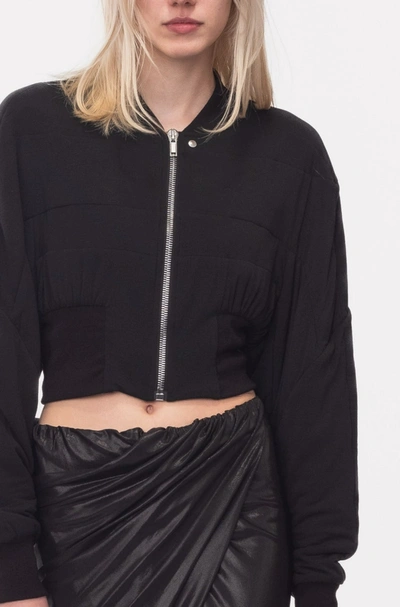 Shop Rick Owens Lilies Collage Bomber In 40