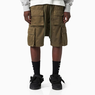 Shop 1989 Studio Drop Shorts Military In Green