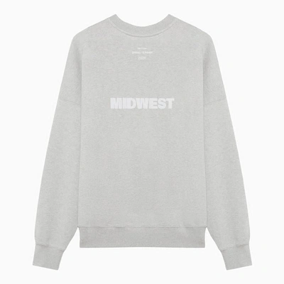 Shop 1989 Studio Midwest Relaxed Sweatshirt Oatmeal In Grey