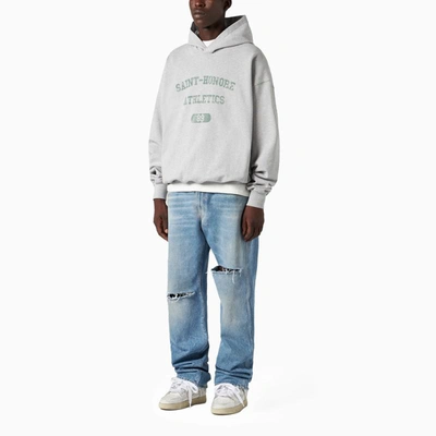 1989 Studio Saint Honore Athletics Distressed Hoodie In Grey