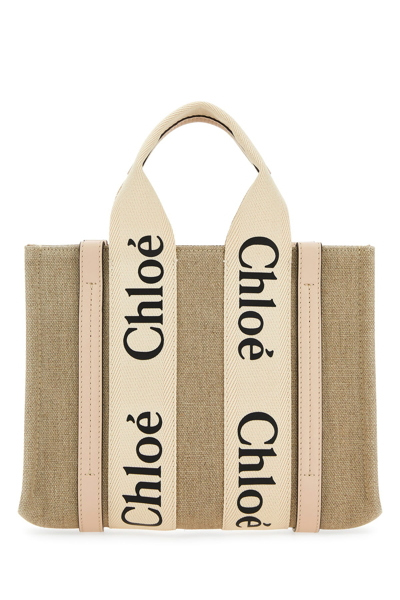 Chloé Woody Small Canvas Tote