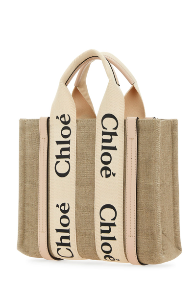 Chloé Woody Small Canvas Tote