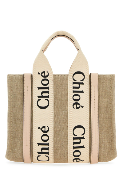 Chloé Woody Small Canvas Tote