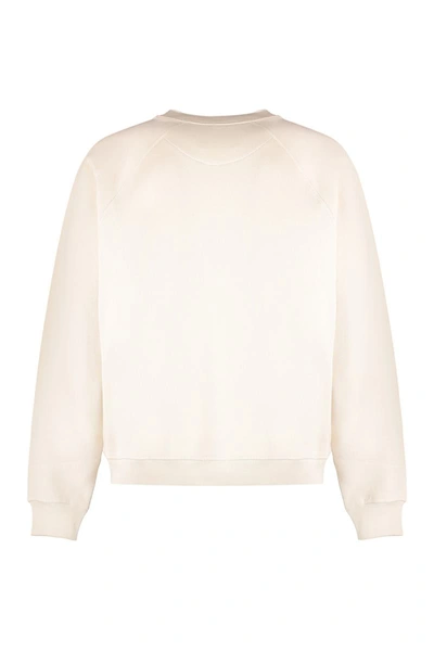 Shop Vivienne Westwood Cotton Crew-neck Sweatshirt In Panna