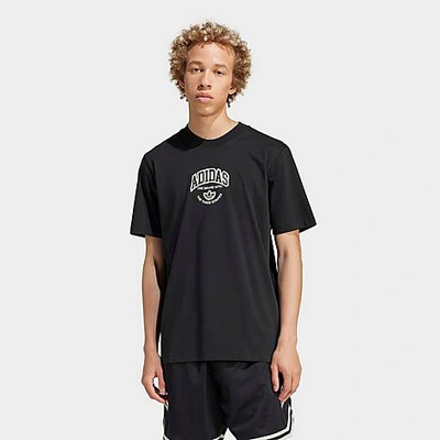 Shop Adidas Originals Adidas Men's Originals Varsity Graphic T-shirt In Black