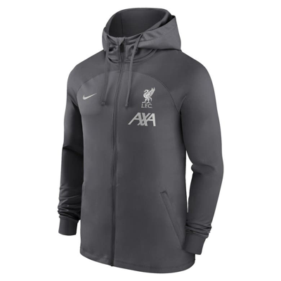 Shop Nike Anthracite Liverpool 2024/25 Strike Performance Track Suit