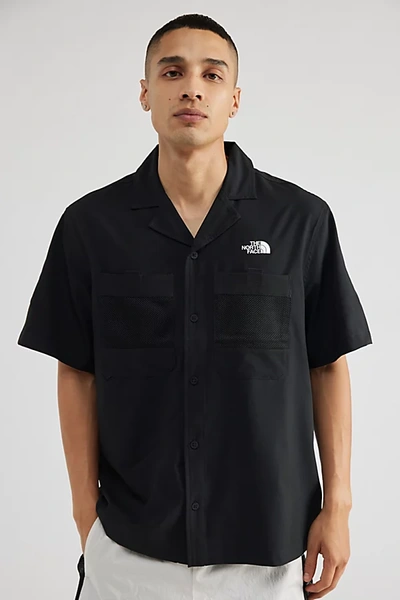 Shop The North Face First Trail Short Sleeve Shirt Top In Black, Men's At Urban Outfitters