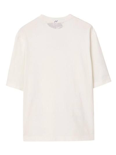 Shop Burberry Cotton T-shirt