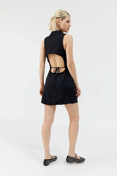 Shop Bdg Jasper Shift Mini Dress In Black, Women's At Urban Outfitters