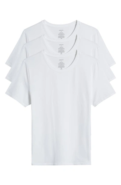 Shop Nordstrom 3-pack Modern Crewneck T-shirt In White