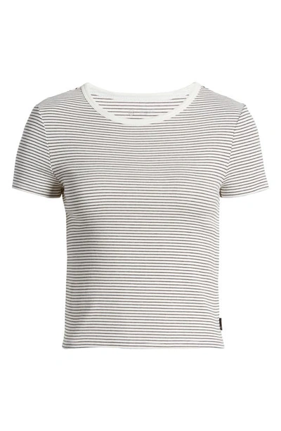 Shop Ag Hutton T-shirt In Pencil Stripe Ex-white