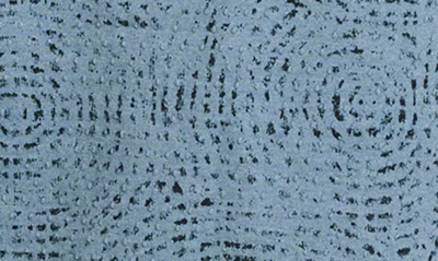 Shop John Varvatos Lumen Texture Crew With Record In Steel Blue