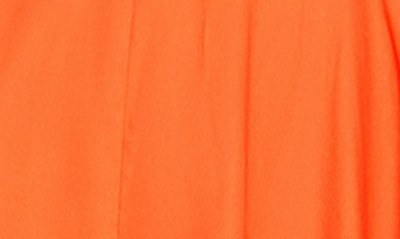 Shop City Chic Rosabella Puff Sleeve Midi Dress In Tangerine Tango