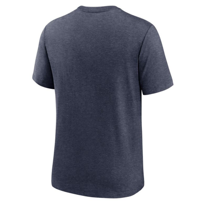Shop Nike Heather Navy Houston Astros Swing Big Tri-blend T-shirt