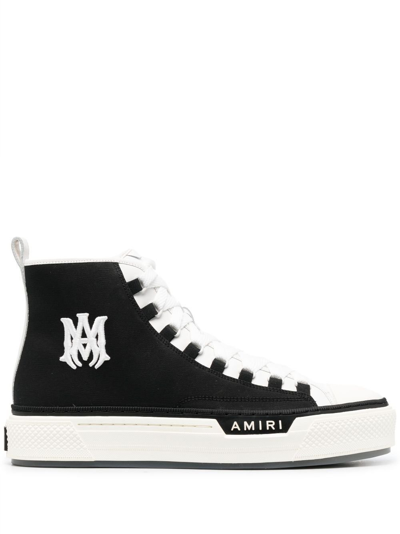 Shop Amiri Black M.a. Court High-top Sneakers