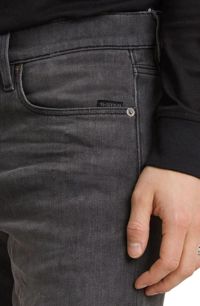 G-star Raw 3301 Slim Fit Jeans In Antic Charcoal