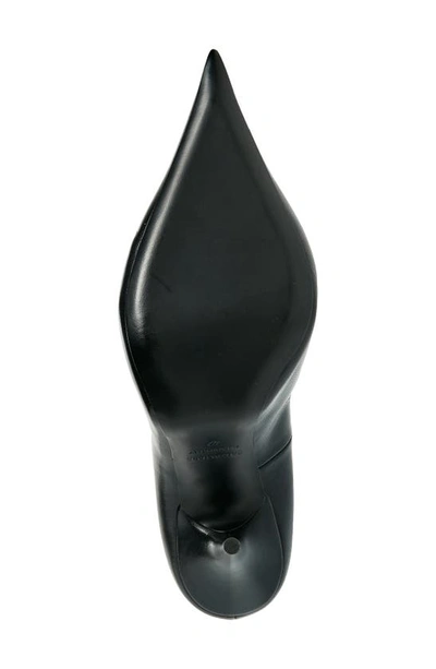 Balenciaga Knife Shoe Leather Clutch In Black