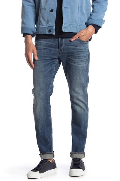Shop G-star Raw 3301 Slim Leg Jeans In Vintage Medium Aged