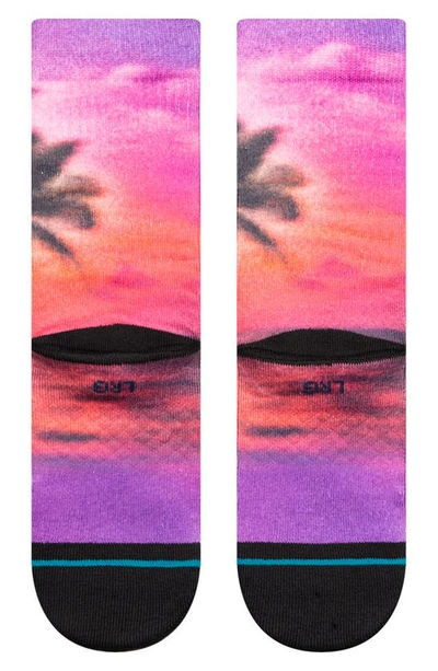 Shop Stance Kids' Vacay Mode Crew Socks In Floral