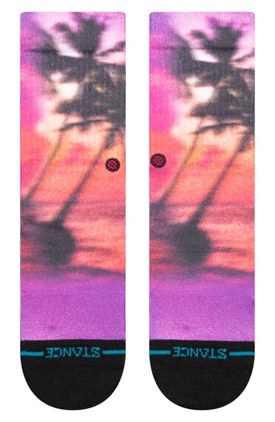 Shop Stance Kids' Vacay Mode Crew Socks In Floral