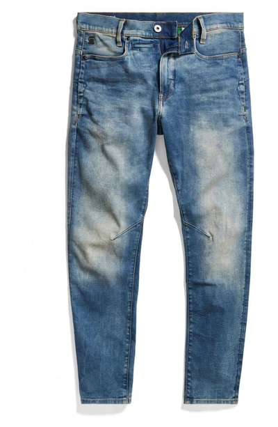 Shop G-star Raw D-staq 3d Slim Fit Jeans In Medium Aged