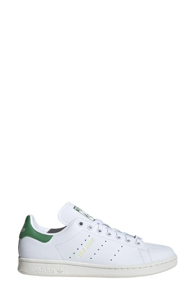 Shop Adidas Originals Primegreen Stan Smith Sneaker In White/ Preloved Green/ Yellow