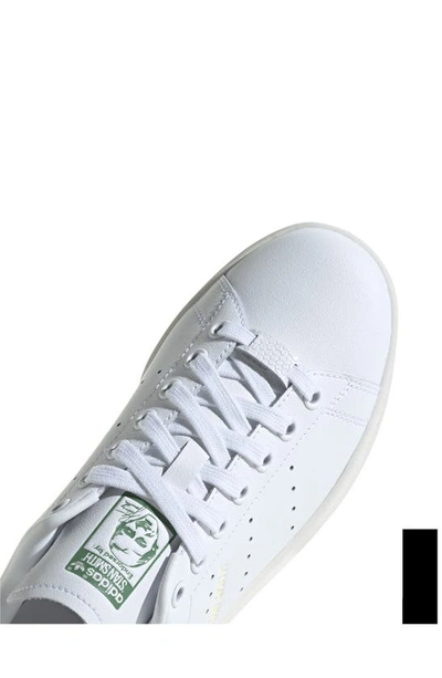 Shop Adidas Originals Primegreen Stan Smith Sneaker In White/ Preloved Green/ Yellow