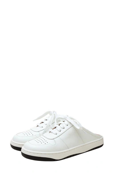 Shop Linea Paolo Kieran Mule Sneaker In Eggshell