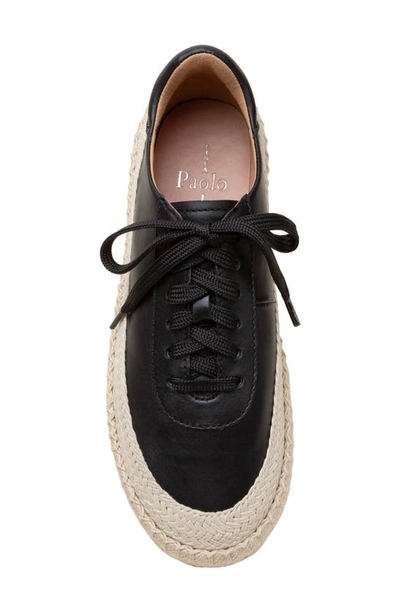 Linea Paolo Selma Platform Sneaker In Black