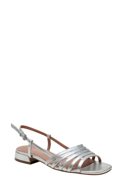 Shop Linea Paolo Lilian Slingback Sandal In Silver