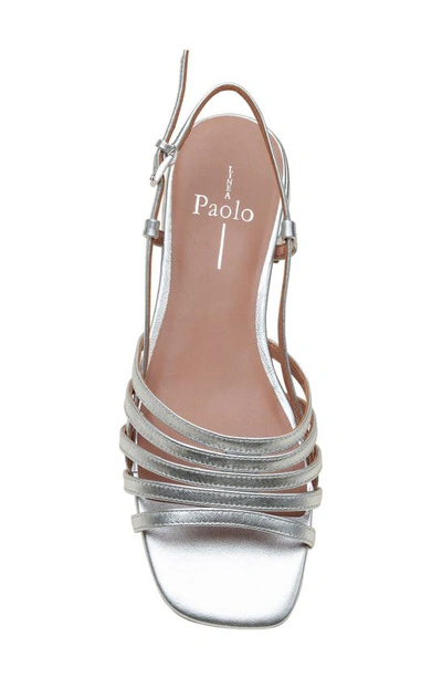 Shop Linea Paolo Lilian Slingback Sandal In Silver