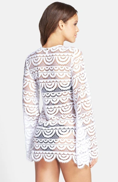 Pq Swim Noah Bell Sleeve Cover-up In Water Lily