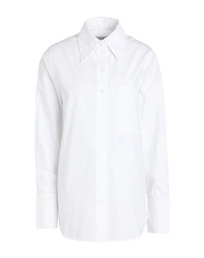 Shop Cos Woman Shirt White Size 14 Cotton